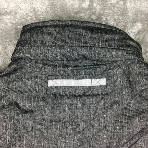 Chrome Industries Jacket Mens Large Utility Rain Stowaway Hood Grey Vents - Picture 15 of 16